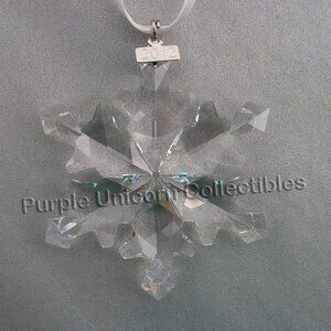 Swarovski Crystal 2012 Annual Edition Christmas Holiday Ornament MIB 1125019